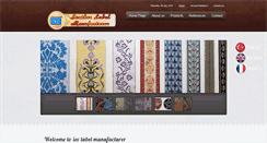 Desktop Screenshot of leatherlabelmanufacturer.com